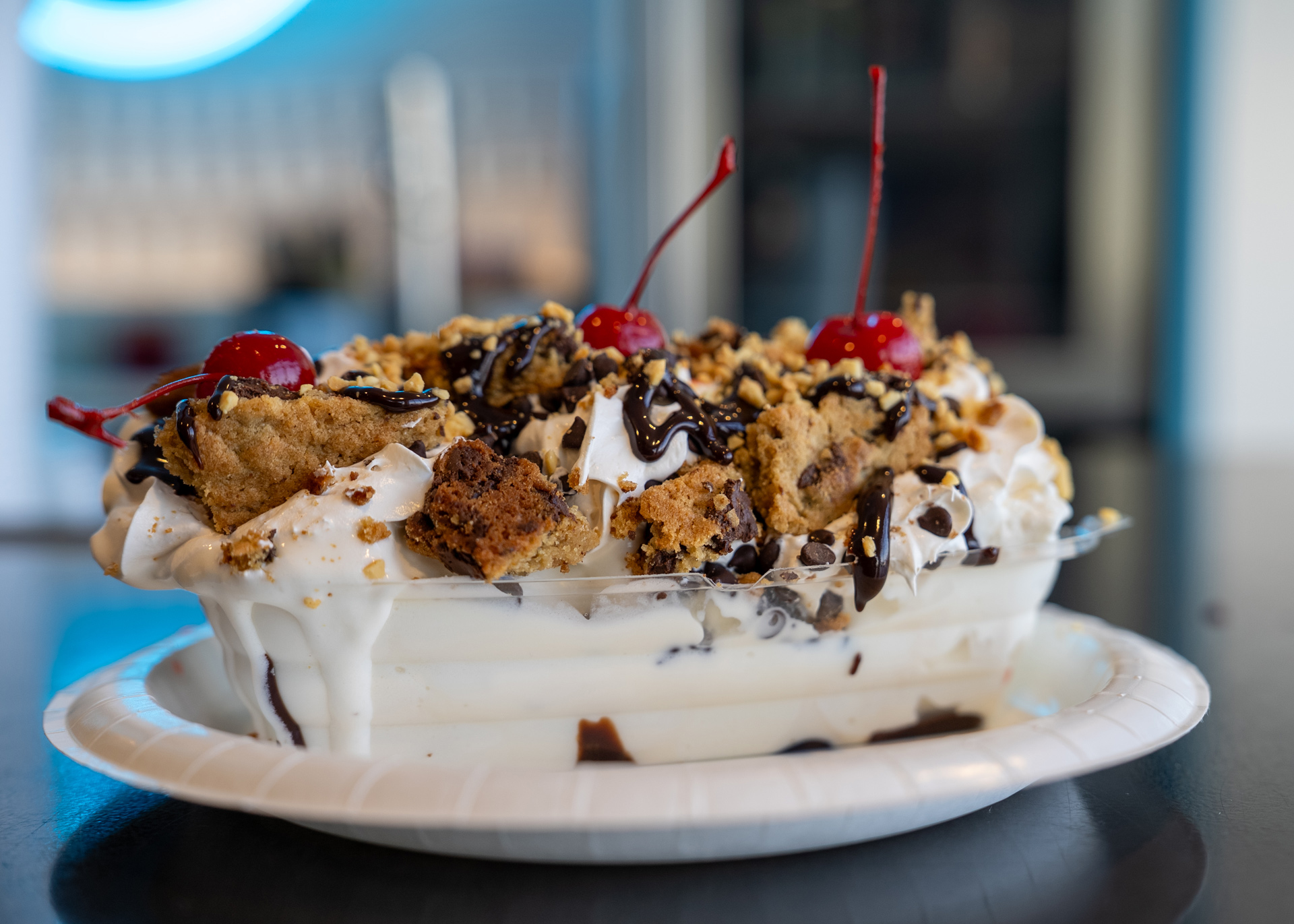 Whitecaps banana split